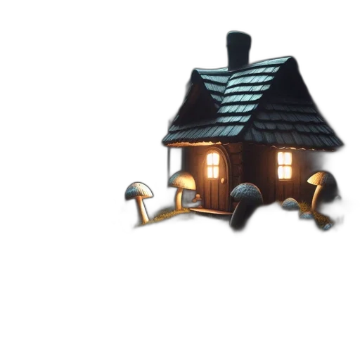 furniture, building, staff, 3d render, concept art, pixel art, fantasy art, night transparent PNG cut-out