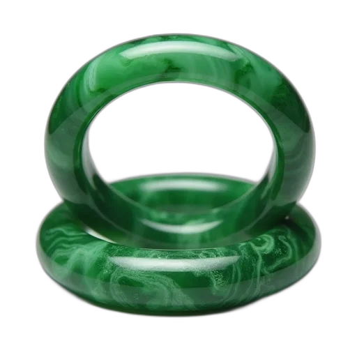 jewelry, furniture, crown, bottle, 3d render, green, jade, bangles transparent PNG cut-out
