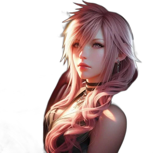 face, dragon, dress, staff, fantasy art, concept art, photorealistic, anime transparent PNG cut-out