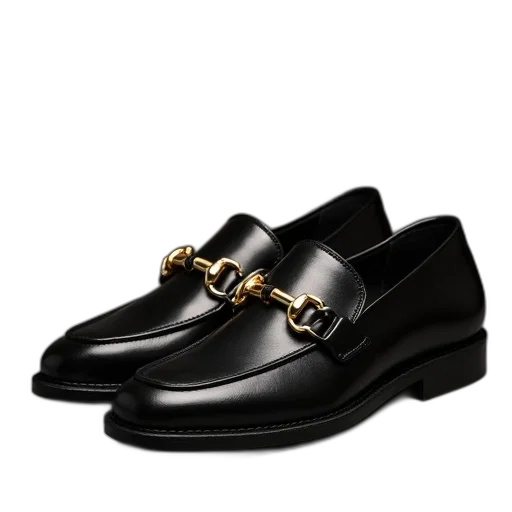 shoes, horsebit, loafer, made transparent PNG cut-out