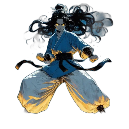 staff, concept art, fantasy art, pixel art, comic book art, blue, dark, monochrome transparent PNG cut-out