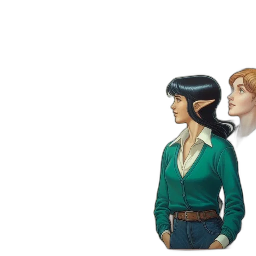 jacket, hat, staff, crown, concept art, pixel art, 3d render, fantasy art transparent PNG cut-out
