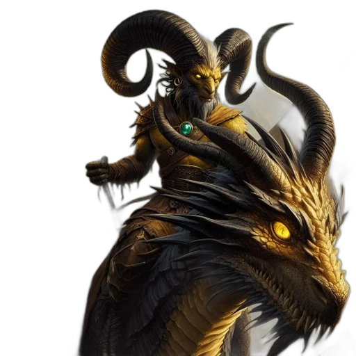 dragon, mask, creature, fantasy art, concept art, 3d render, golden, humanoid transparent PNG cut-out