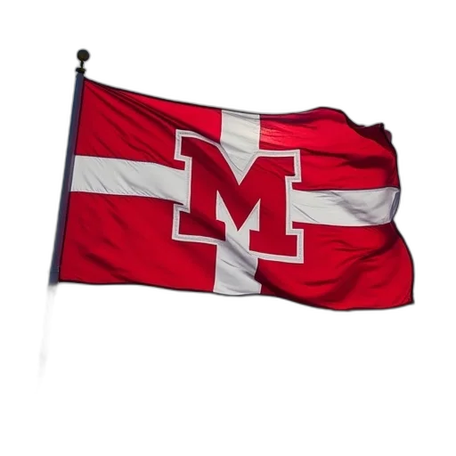 ole, mississippi, flag, waved, football, game transparent PNG cut-out