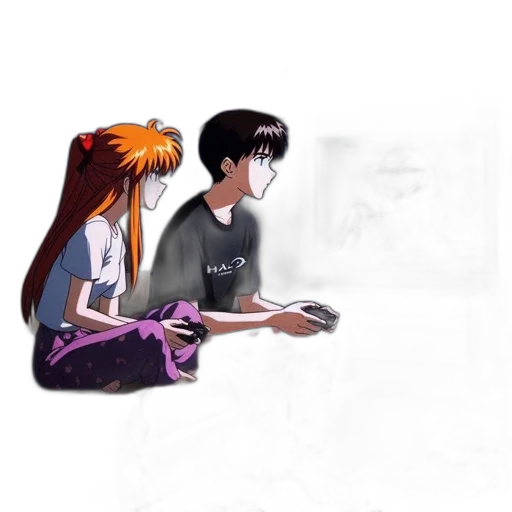 anime, concept art, comic book art, watercolor, outer space, fire, underwater, neon lights transparent PNG cut-out