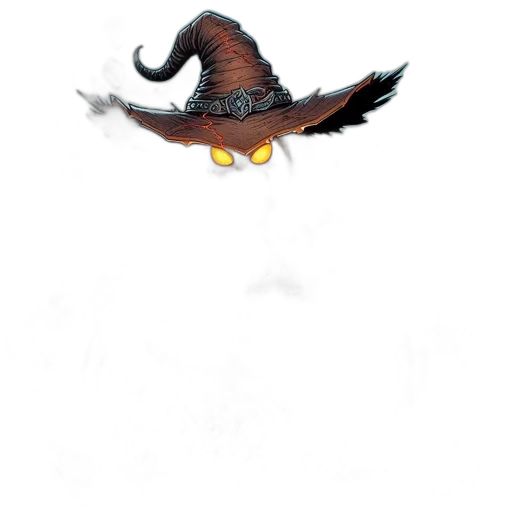 hat, staff, dragon, animal, concept art, fantasy art, 3d render, pixel art transparent PNG cut-out