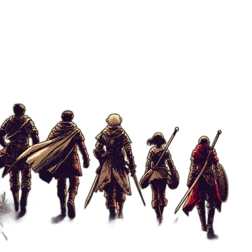 staff, sword, concept art, fantasy art, comic book art, pixel art, earth tones, golden transparent PNG cut-out