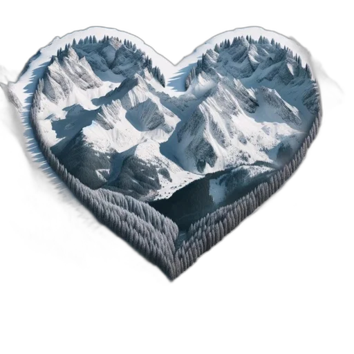 jacket, concept art, 3d render, fantasy art, photorealistic, snow, blue, stunning transparent PNG cut-out