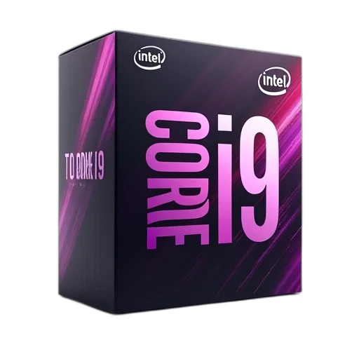 crown, 3d render, box, intel, core, x-series, processor, purple transparent PNG cut-out