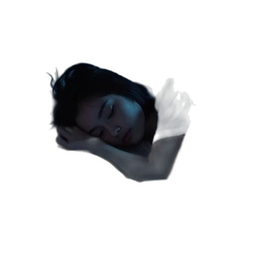 face, mask, hair, creature transparent PNG cut-out