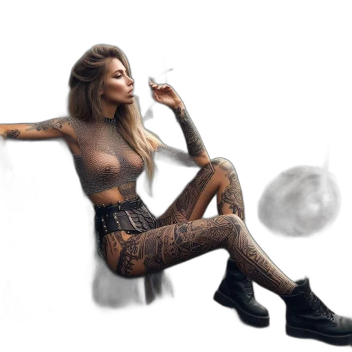 dress, concept art, fantasy art, photorealistic, pixel art, outer space, fire, earth tones transparent PNG cut-out