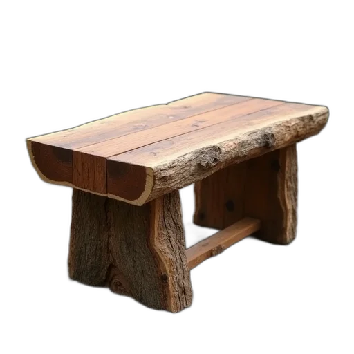 furniture, 3d render, diy, rustic transparent PNG cut-out