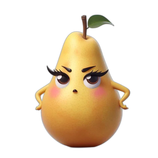 crown, creature, mask, food, 3d render, photorealistic, concept art, anthropomorphic transparent PNG cut-out