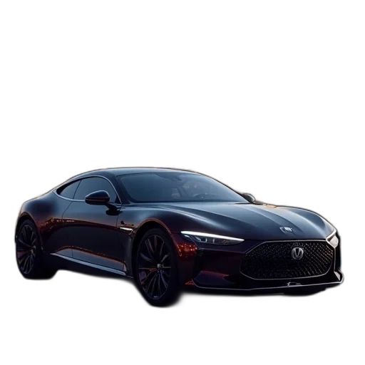 car, photorealistic, 3d render, concept art, luxurious, parked, front, city transparent PNG cut-out