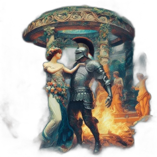 jacket, robot, mask, concept art, fantasy art, comic book art, pixel art, fire transparent PNG cut-out