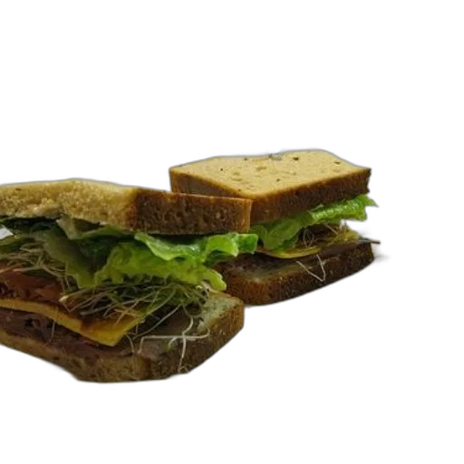 food, animal, dress, weapon, photorealistic, 3d render, sandwich, lettuce transparent PNG cut-out