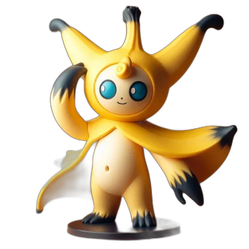 creature, staff, animal, concept art, 3d render, fantasy art, yellow, blue transparent PNG cut-out
