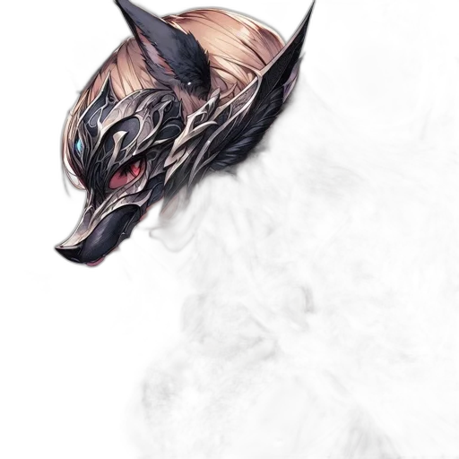 dragon, mask, creature, animal, watercolor, fantasy art, concept art, photorealistic transparent PNG cut-out