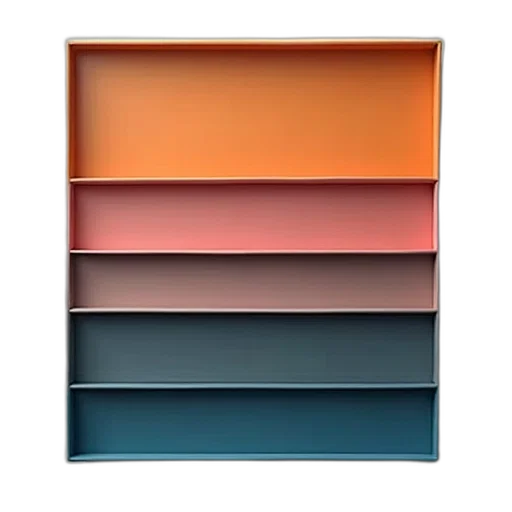 furniture, sunset, pastel, colorful transparent PNG cut-out