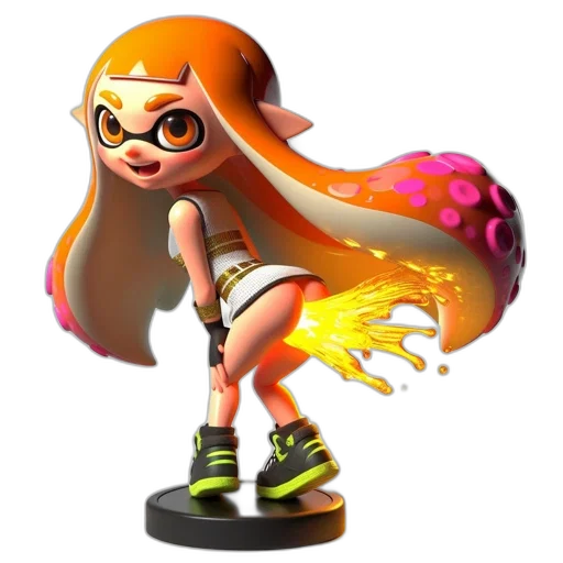dress, weapon, hair, animal, concept art, 3d render, photorealistic, vaporwave transparent PNG cut-out