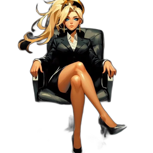 staff, furniture, dress, pixel art, concept art, comic book art, cartoon, female transparent PNG cut-out