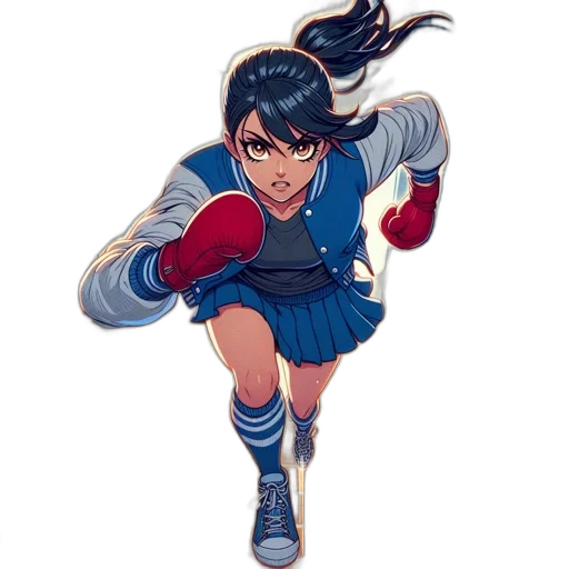 weapon, sword, jacket, staff, concept art, comic book art, anime, pixel art transparent PNG cut-out
