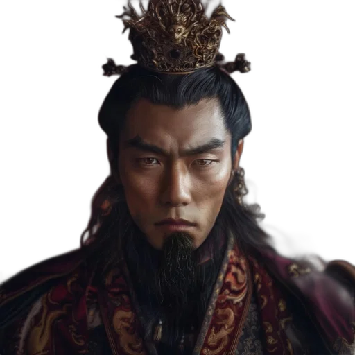 crown, face, staff, dragon, photorealistic, concept art, fantasy art, 3d render transparent PNG cut-out