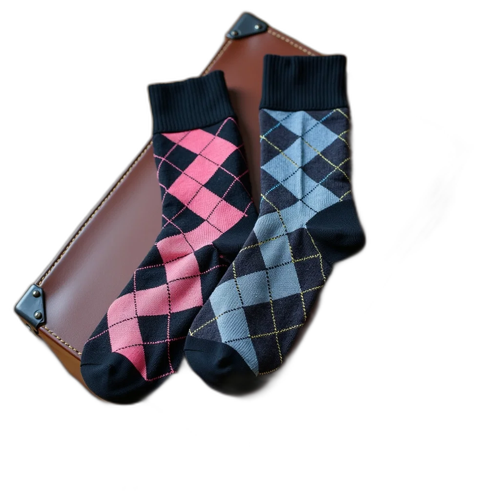 shoes, 3d render, vaporwave, dark, pair, black, white, checkered transparent PNG cut-out