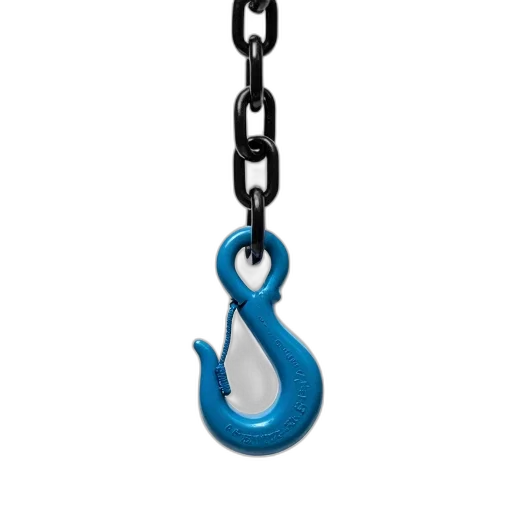 jewelry, staff, weapon, 3d render, blue, black, chain, hook transparent PNG cut-out