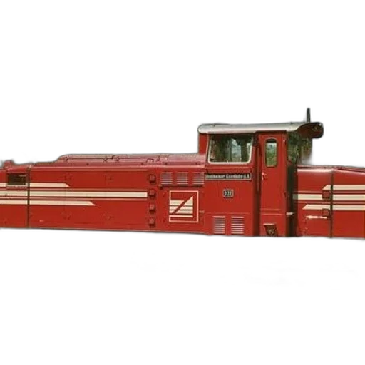 weapon, red, train, white, stripes, logo, side, parked transparent PNG cut-out