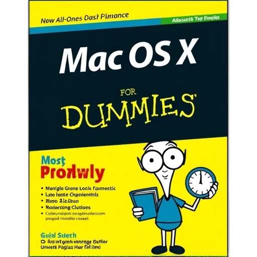 cover, book, mac, leopard, all-in-one, desk, reference, dummies transparent PNG cut-out