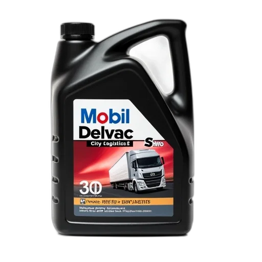 bottle, mobil, delvac, city, logistics, s-w30, synthetic, oil transparent PNG cut-out