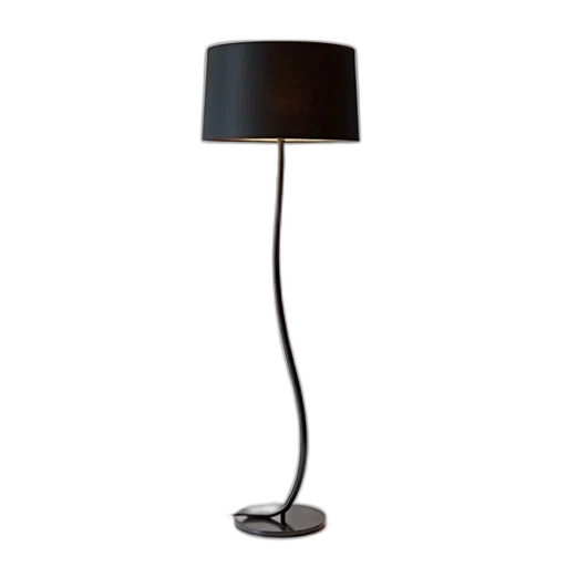 furniture, hat, staff, 3d render, sleek, modern, floor, lamp transparent PNG cut-out