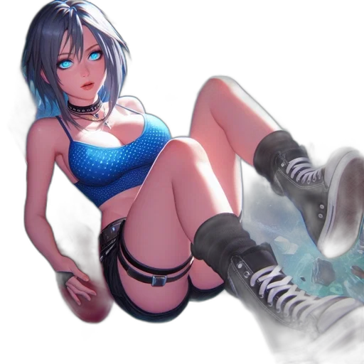 robot, weapon, shoes, sword, concept art, anime, fantasy art, cyberpunk transparent PNG cut-out