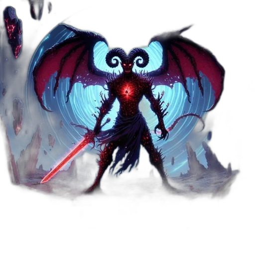 dragon, creature, staff, mask, concept art, fantasy art, pixel art, comic book art transparent PNG cut-out