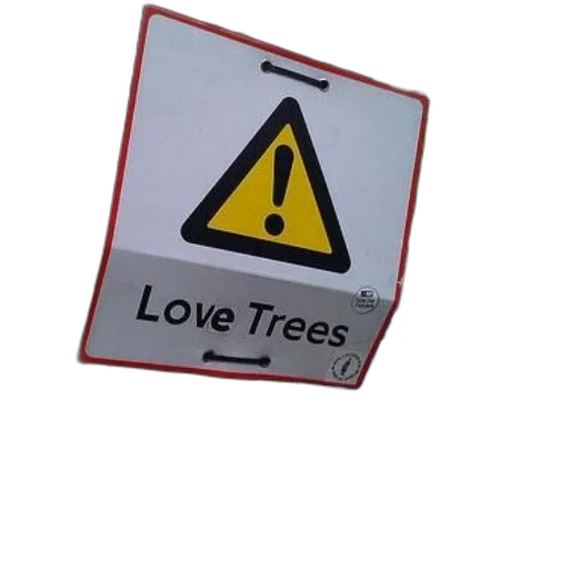 tree, 3d render, forest, sign, trunk, reads, love, trees transparent PNG cut-out