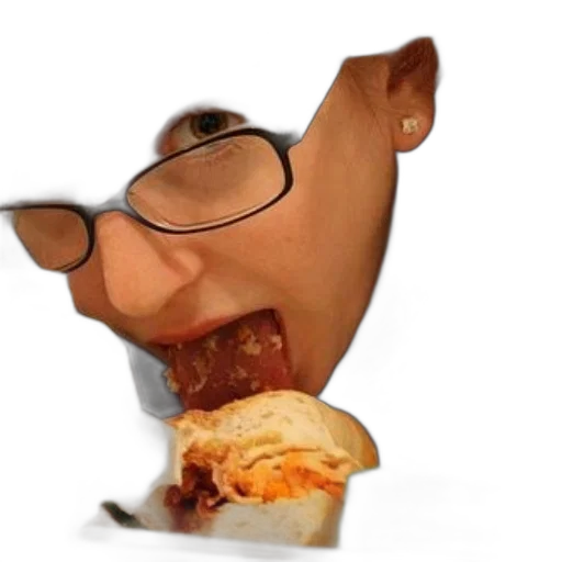 food, face, animal, creature, photorealistic, 3d render, concept art, person transparent PNG cut-out