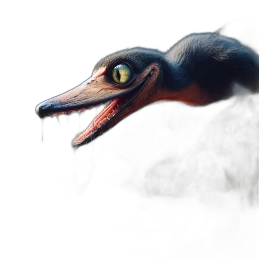 dragon, creature, animal, mask, concept art, fantasy art, photorealistic, watercolor transparent PNG cut-out