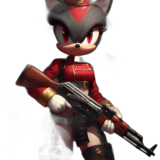 weapon, animal, staff, 3d render, concept art, pixel art, anime, red transparent PNG cut-out