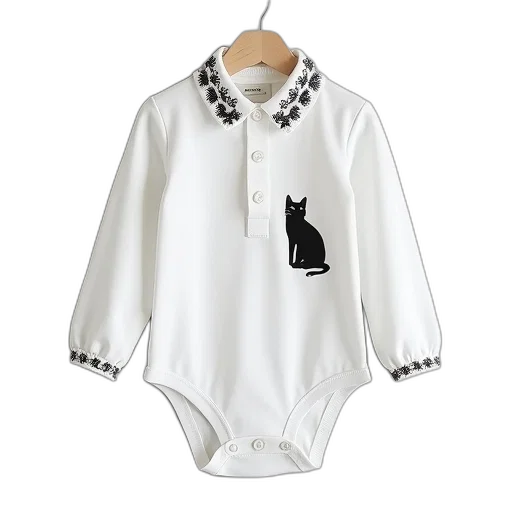jacket, white, polo, bodysuit transparent PNG cut-out