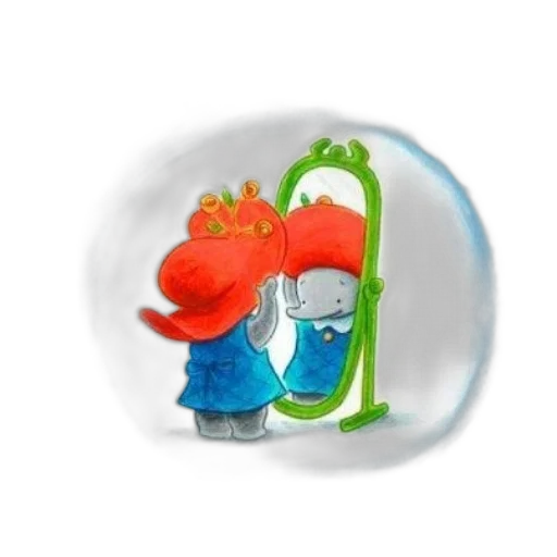 hat, flower, mask, shoes, 3d render, concept art, watercolor, photorealistic transparent PNG cut-out
