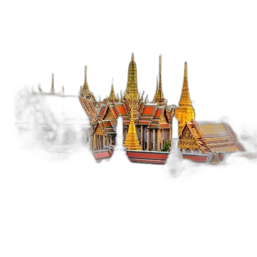 building, crown, 3d render, photorealistic, concept art, pixel art, vibrant, cityscape transparent PNG cut-out