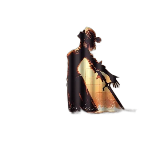 dress, jacket, staff, mask, concept art, fantasy art, pixel art, 3d render transparent PNG cut-out