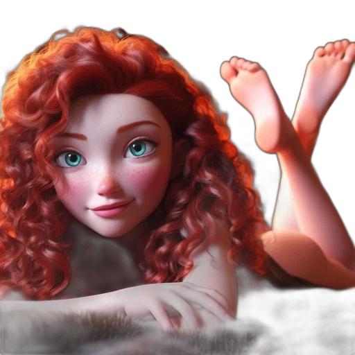 hair, fantasy art, concept art, photorealistic, 3d render, underwater, snow, fire transparent PNG cut-out