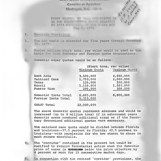 document, titled, staff, summary, main, provisions, hoc, subcommittee transparent PNG cut-out
