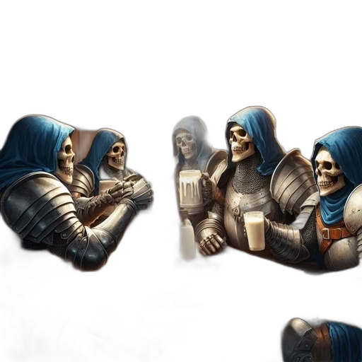mask, face, staff, weapon, concept art, fantasy art, 3d render, comic book art transparent PNG cut-out