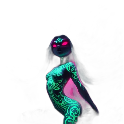 creature, dress, robot, dragon, concept art, fantasy art, 3d render, pixel art transparent PNG cut-out