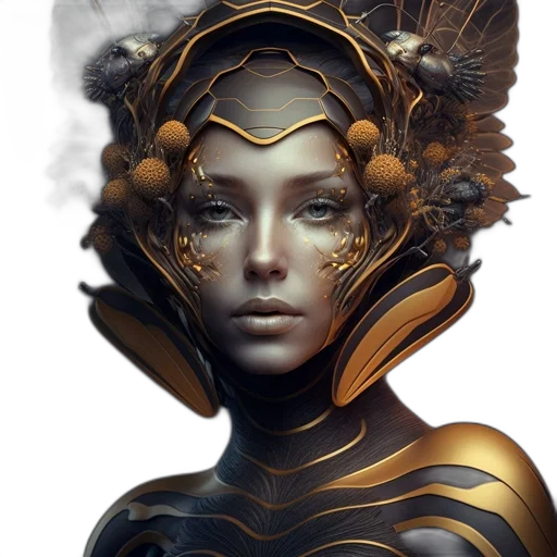 mask, face, crown, jewelry, fantasy art, concept art, photorealistic, cyberpunk transparent PNG cut-out
