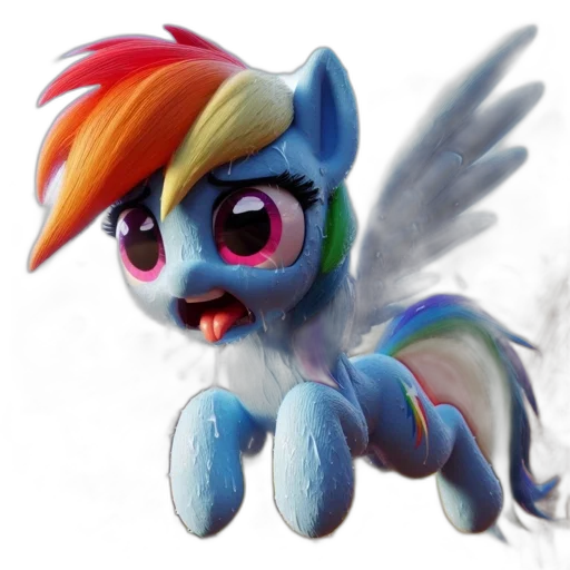 staff, animal, concept art, 3d render, fantasy art, photorealistic, animated, pegasus transparent PNG cut-out