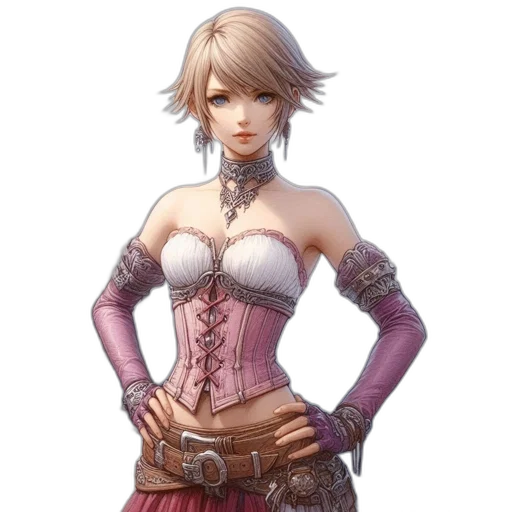 dress, staff, fantasy art, concept art, pixel art, 3d render, pastel, earth tones transparent PNG cut-out